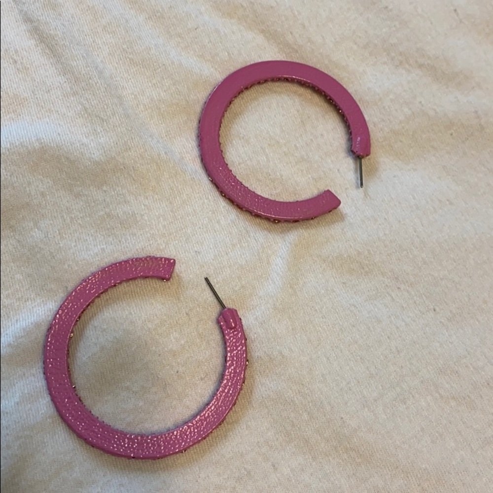 Pink Rhinestone earrings - Picture 4 of 4